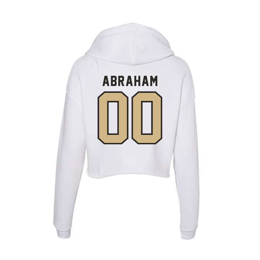 PFW - NCAA Women's Soccer : Aimee Abraham - Women's Crop Fleece Hooded Sweatshirt-1