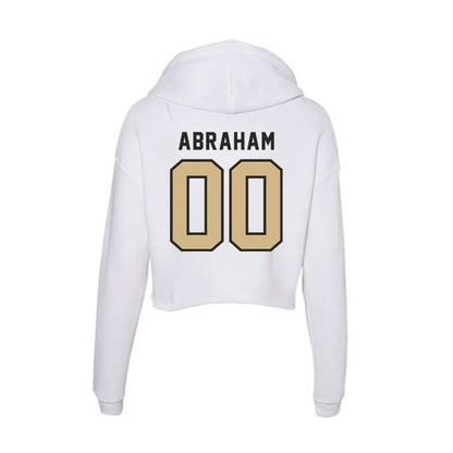 PFW - NCAA Women's Soccer : Aimee Abraham - Women's Crop Fleece Hooded Sweatshirt-1