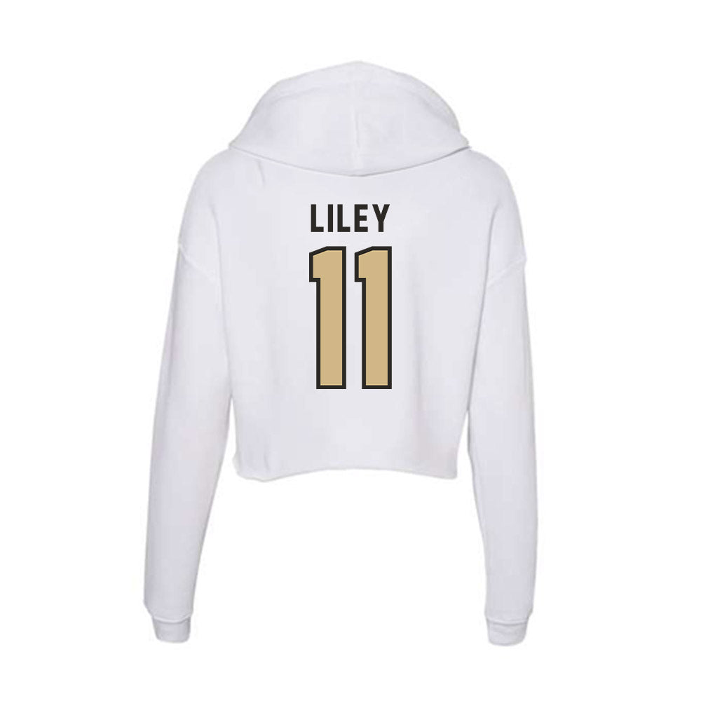 PFW - NCAA Men's Soccer : Jackson Liley - Women's Crop Fleece Hoodie-1