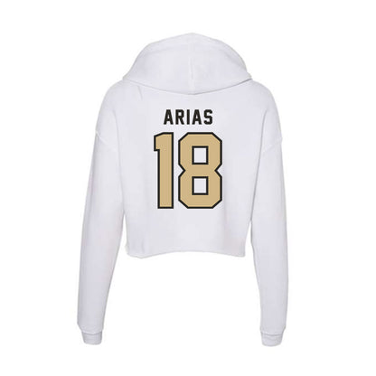 PFW - NCAA Men's Soccer : Daven Arias - Women's Crop Fleece Hoodie-1