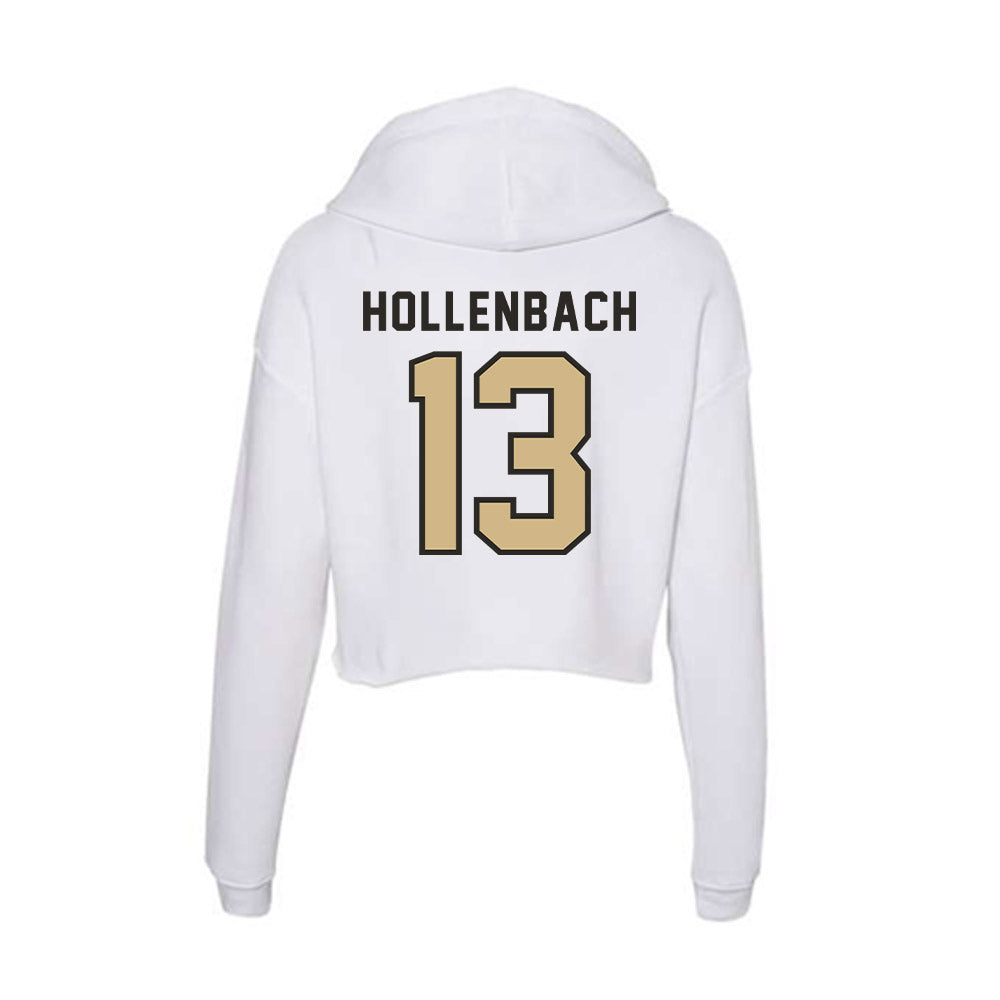PFW - NCAA Men's Soccer : Andrew Hollenbach - Women's Crop Fleece Hoodie-1