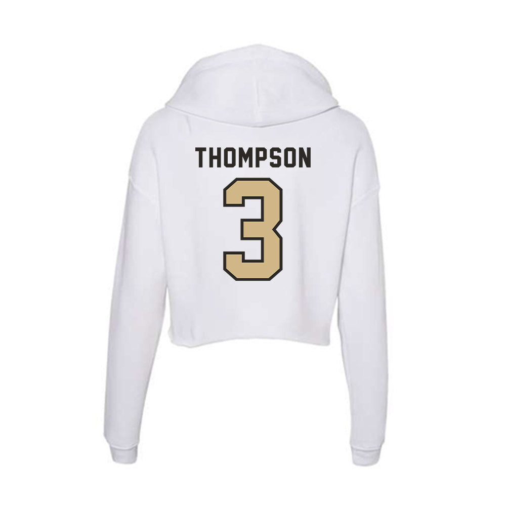 PFW - NCAA Men's Basketball : Carl Thompson - Women's Crop Fleece Hoodie-1