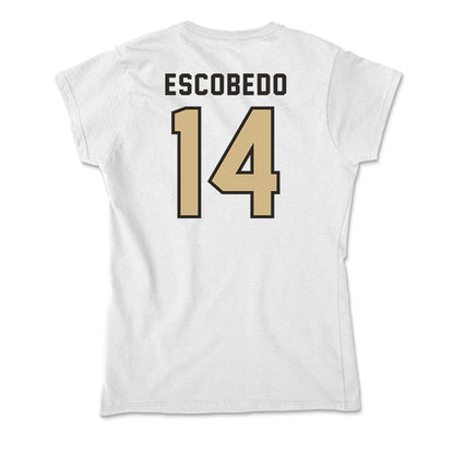 PFW - NCAA Men's Soccer : Jonny Escobedo - Soft Style Women’s T-Shirt-1