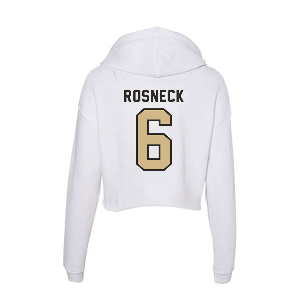 PFW - NCAA Women's Volleyball : Riley Rosneck - Women's Crop Fleece Hoodie-1
