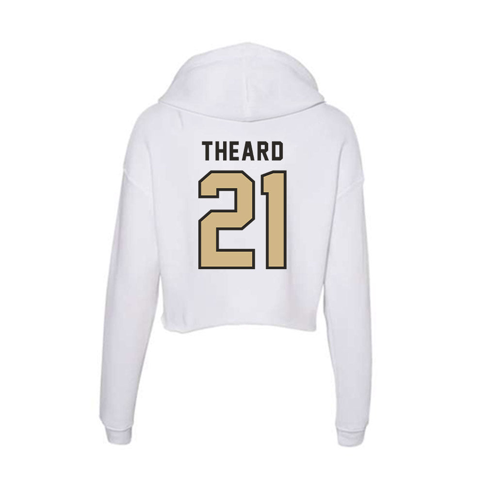 PFW - NCAA Men's Soccer : Trey Theard - Women's Crop Fleece Hoodie-1
