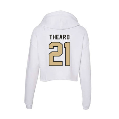 PFW - NCAA Men's Soccer : Trey Theard - Women's Crop Fleece Hoodie-1