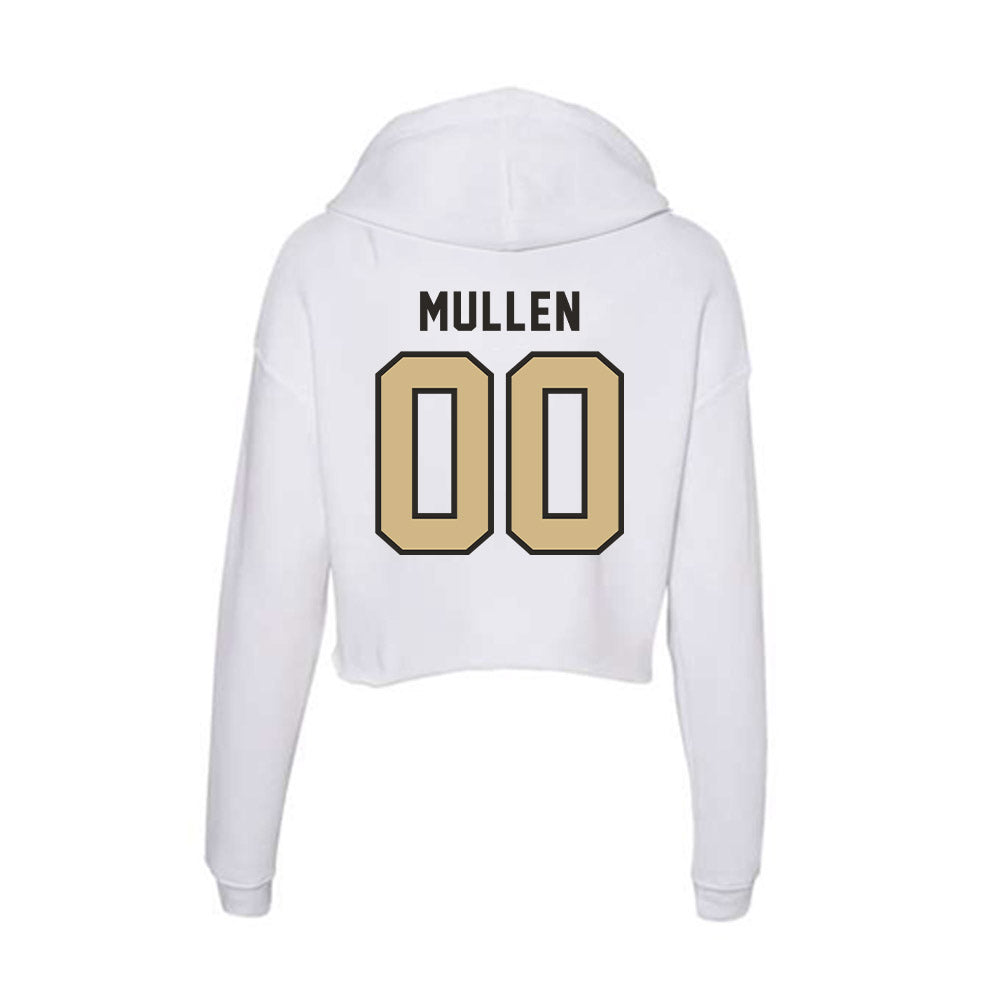 PFW - NCAA Men's Soccer : Nicolas Mullen - Women's Crop Fleece Hooded Sweatshirt-1