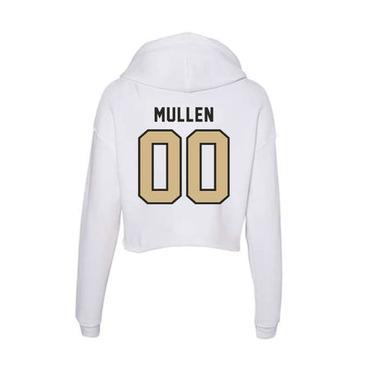 PFW - NCAA Men's Soccer : Nicolas Mullen - Women's Crop Fleece Hooded Sweatshirt-1