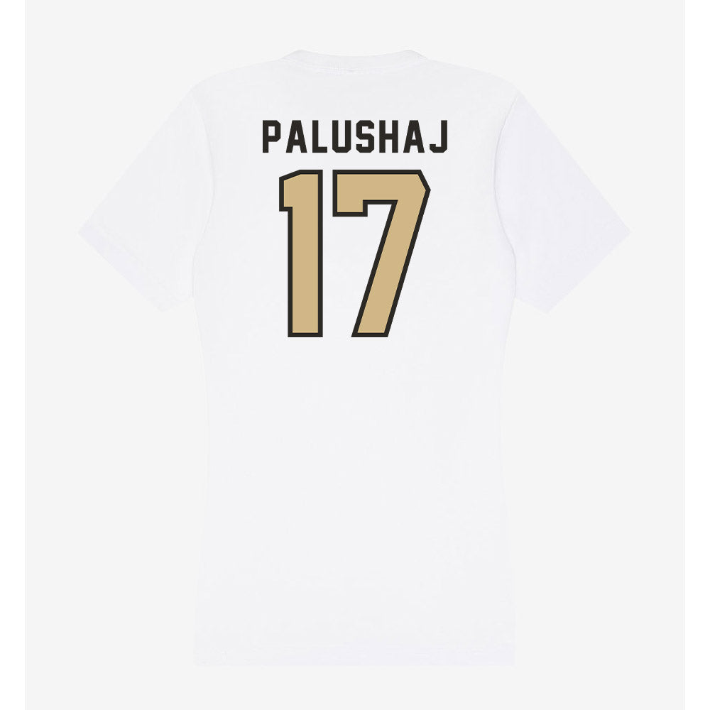 PFW - NCAA Men's Soccer : Jozef Palushaj - Women's V-Neck T-Shirt-1
