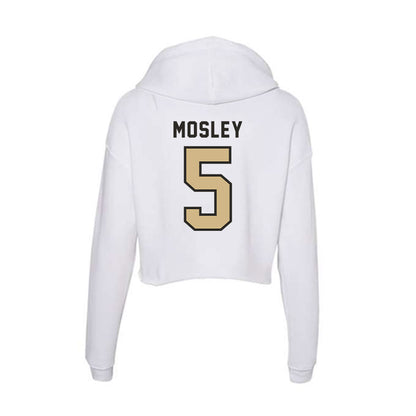 PFW - NCAA Men's Basketball : Emmanuel Mosley - Women's Crop Fleece Hoodie-1