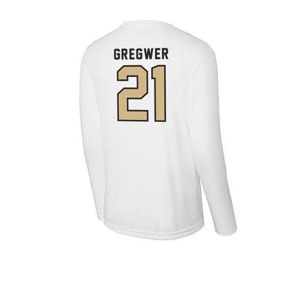 PFW - NCAA Women's Basketball : Claire Gregwer - Activewear Long Sleeve T-Shirt-1