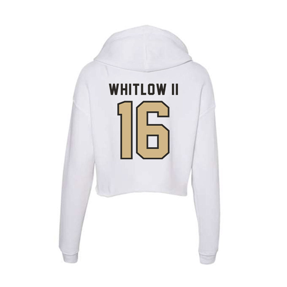 PFW - NCAA Men's Soccer : Kevin Whitlow II - Women's Crop Fleece Hoodie-1
