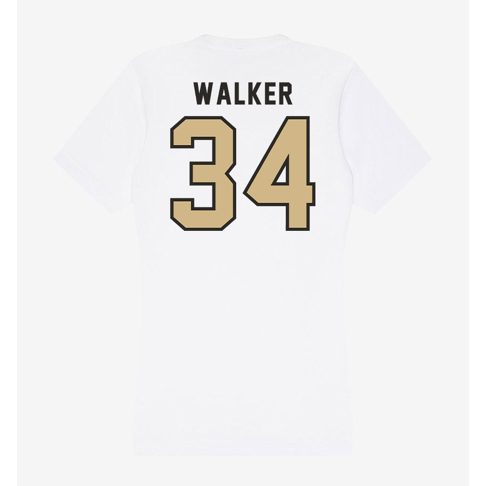 PFW - NCAA Men's Basketball : Adam Walker - Women's V-Neck T-Shirt-1