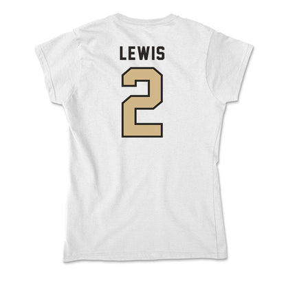 PFW - NCAA Men's Basketball : DeAndre Lewis - Soft Style Women’s T-Shirt-1