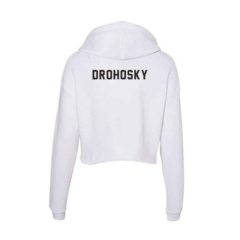 PFW - NCAA Men's Track & Field : Michael Drohosky - Women's Crop Fleece Hoodie-1