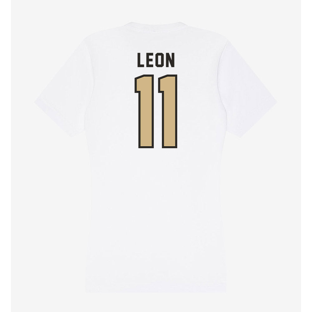 PFW - NCAA Men's Soccer : Christian Leon - Women's V-Neck T-Shirt-1