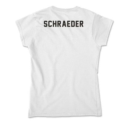 PFW - NCAA Women's Cross Country : Ashley Schraeder - Soft Style Women’s T-Shirt-1