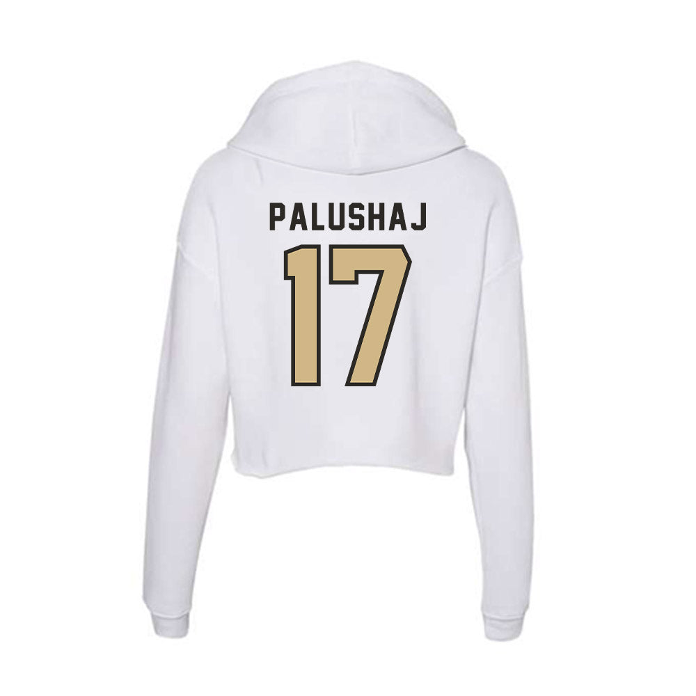 PFW - NCAA Men's Soccer : Jozef Palushaj - Women's Crop Fleece Hoodie-1