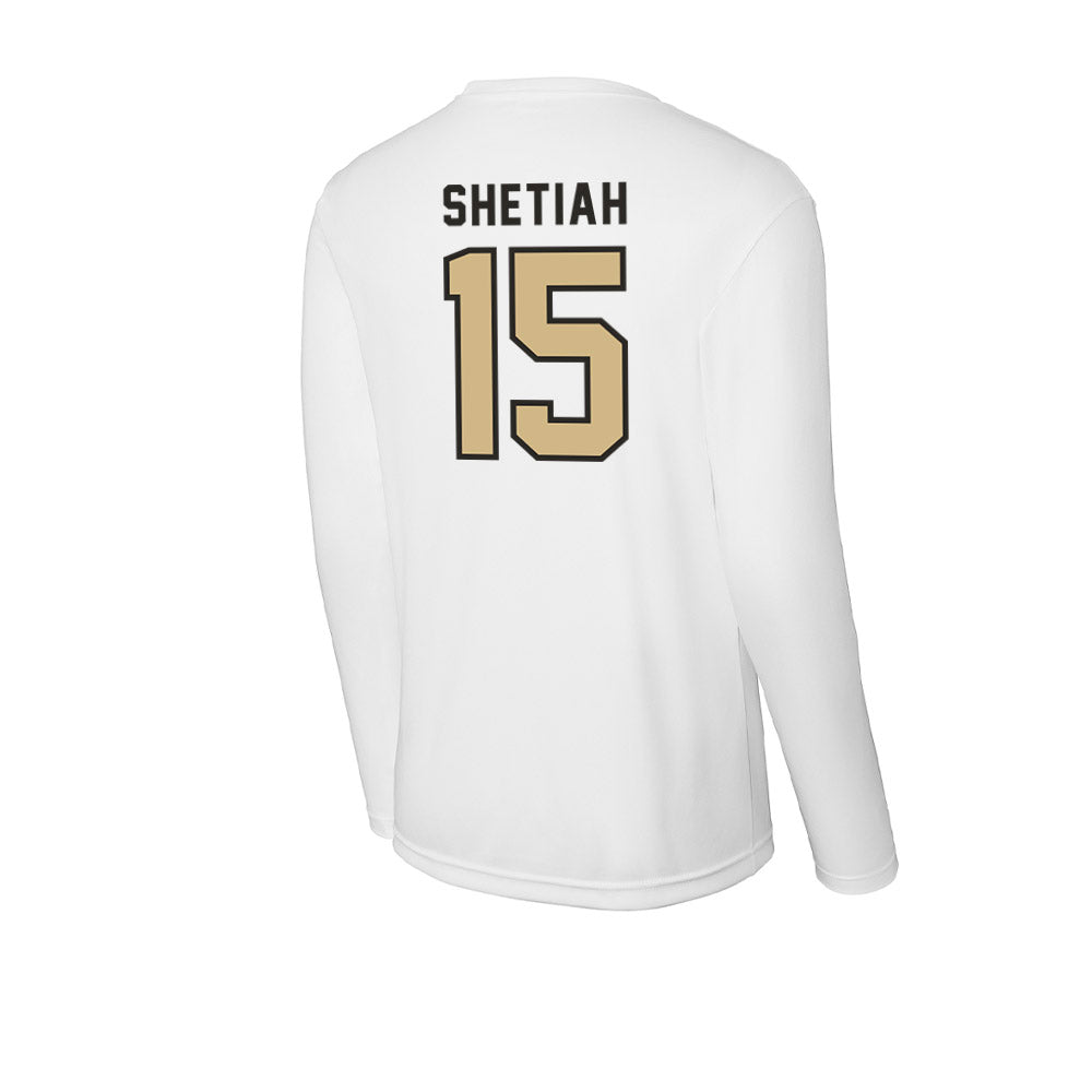PFW - NCAA Men's Soccer : Ameer Shetiah - Activewear Long Sleeve T-Shirt-1