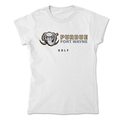 PFW - NCAA Women's Golf : Natalie Papa - Soft Style Women’s T-Shirt-0