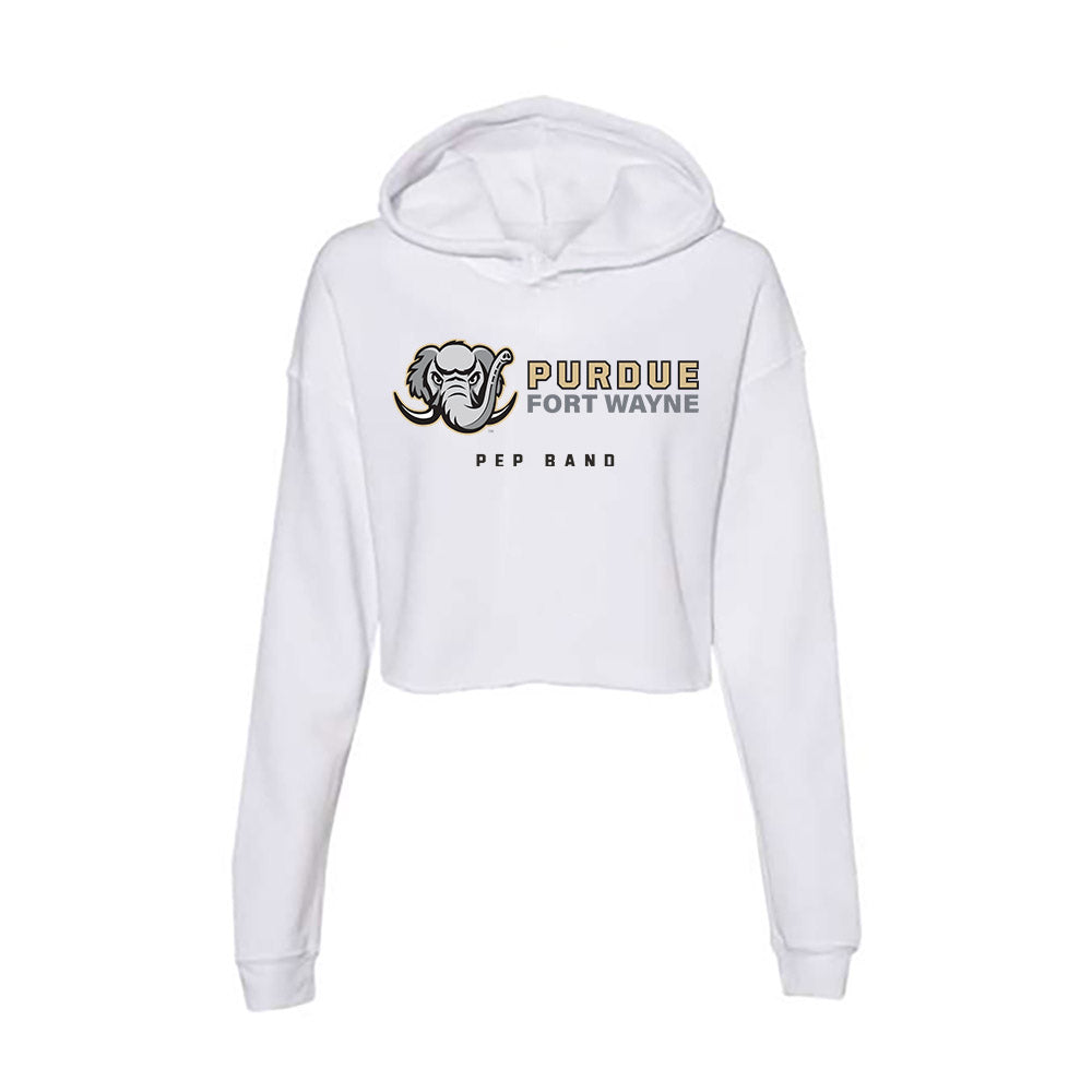 PFW - Pep Band : Saghi Naghizadeh - Women's Crop Fleece Hoodie-0