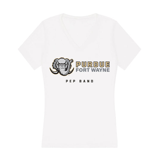 PFW - Pep Band : Justice Hillery - Women's V-Neck T-Shirt-0