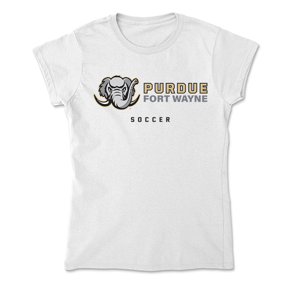 PFW - NCAA Men's Soccer : David Valencia - Soft Style Women’s T-Shirt-0