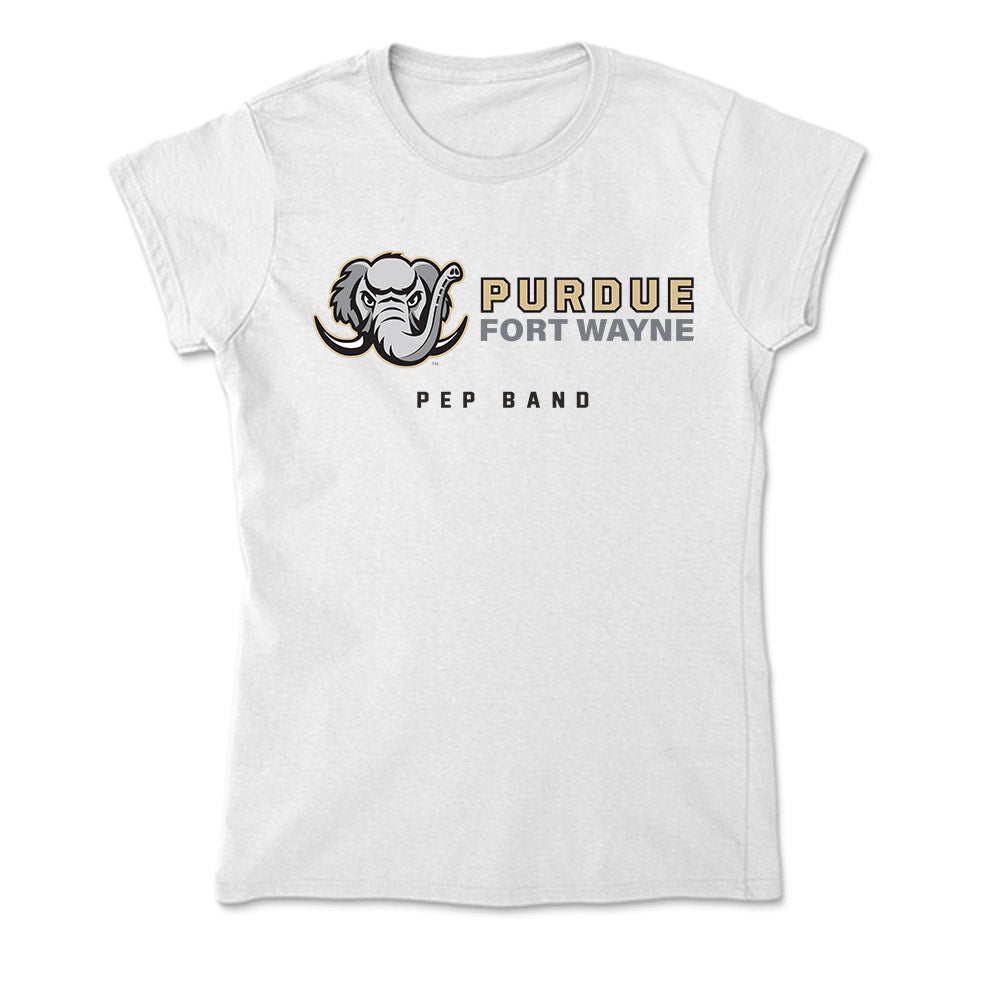 PFW - Pep Band : Benjamin Gilmore - Soft Style Women’s T-Shirt-0