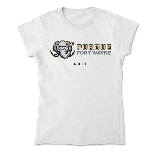 PFW - NCAA Men's Golf : AJ Agnew - Soft Style Women’s T-Shirt-0