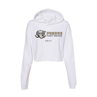 PFW - NCAA Women's Golf : Amaya Wade - Women's Crop Fleece Hoodie-0