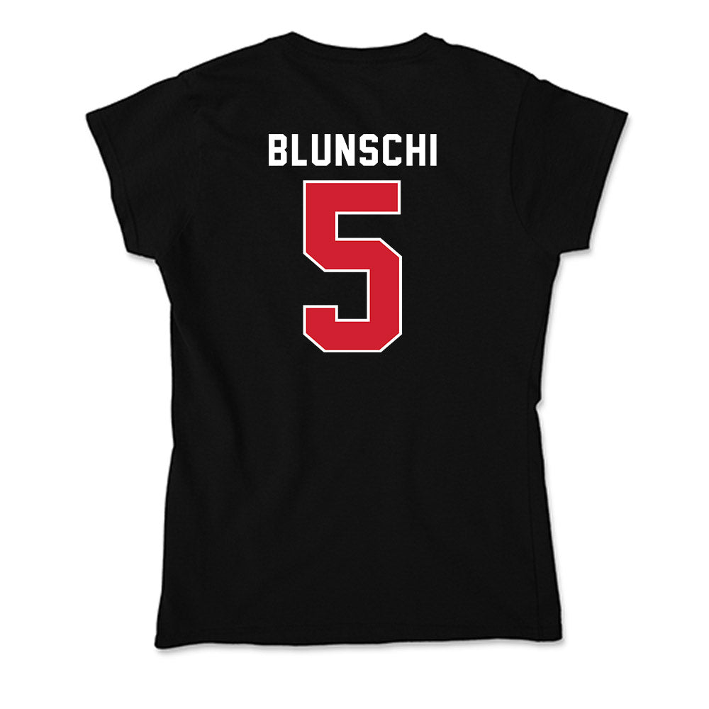 Fairfield - NCAA Men's Soccer : Jordan Blunschi - Soft Style Women’s T-Shirt-1