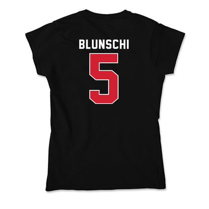 Fairfield - NCAA Men's Soccer : Jordan Blunschi - Soft Style Women’s T-Shirt-1