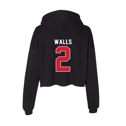 Fairfield - NCAA Softball : Caroline Walls - Women's Crop Fleece Hoodie-1
