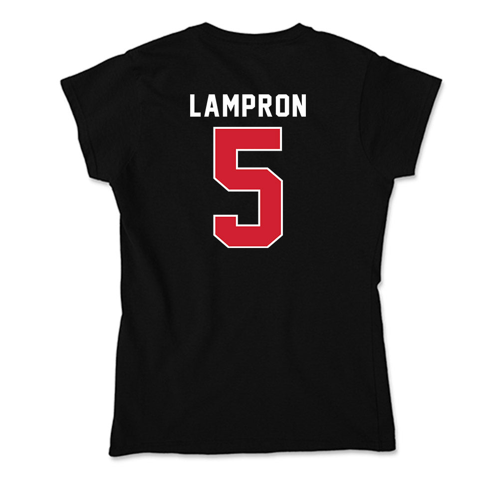 Fairfield - NCAA Men's Lacrosse : Devin Lampron - Soft Style Women’s T-Shirt-1