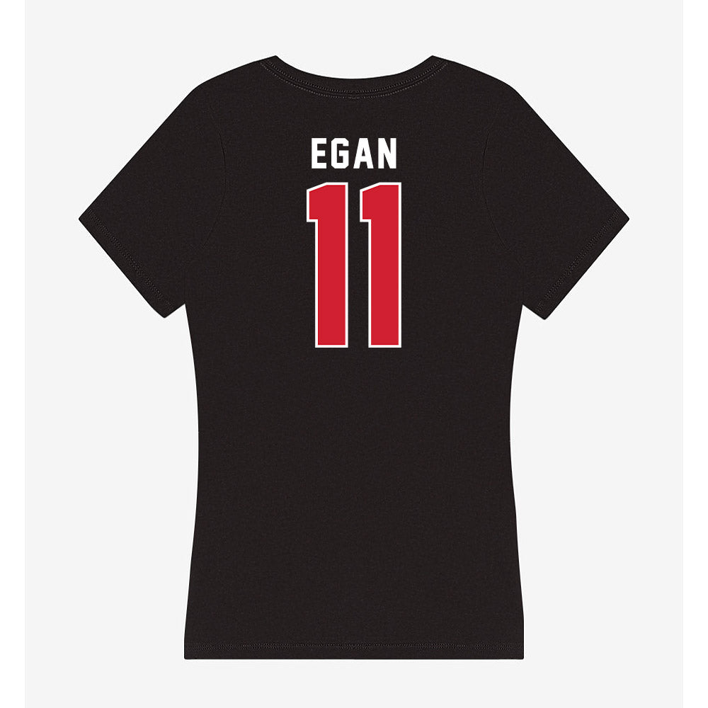 Fairfield - NCAA Softball : Anna Egan - Women's V-Neck T-Shirt-1