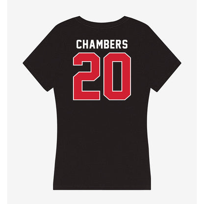 Fairfield - NCAA Baseball : Joseph Chambers - Women's V-Neck T-Shirt-1