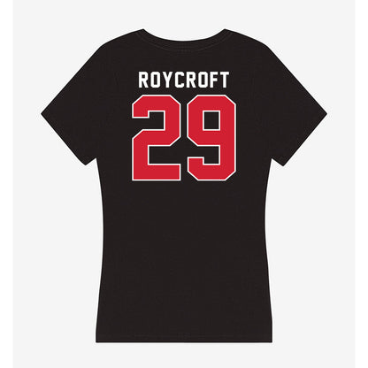 Fairfield - NCAA Women's Soccer : Riley Roycroft - Women's V-Neck T-Shirt-1