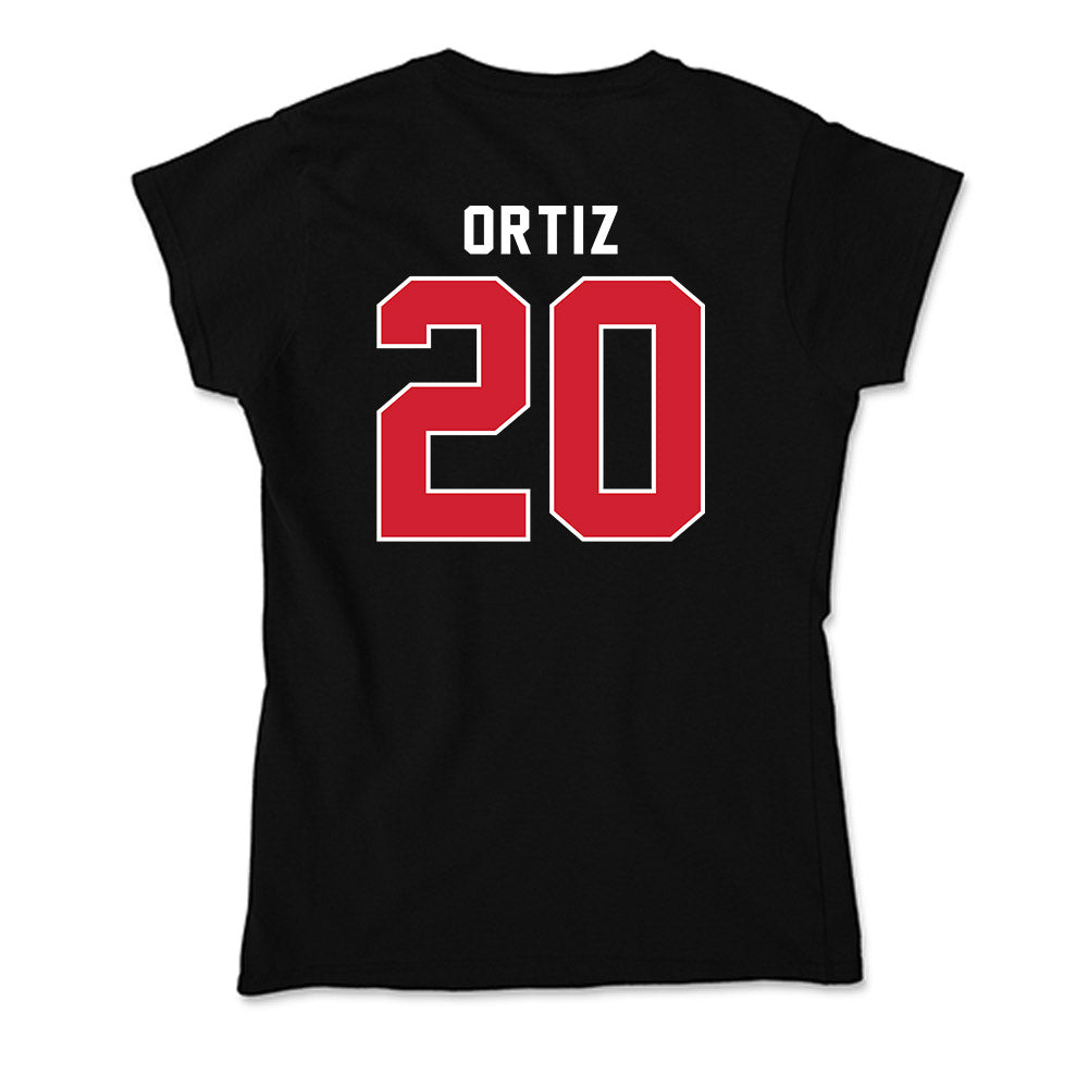 Fairfield - NCAA Men's Soccer : Cristian Ortiz - Soft Style Women’s T-Shirt-1