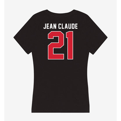 Fairfield - NCAA Women's Volleyball : Mia Jean Claude - Women's V-Neck T-Shirt-1