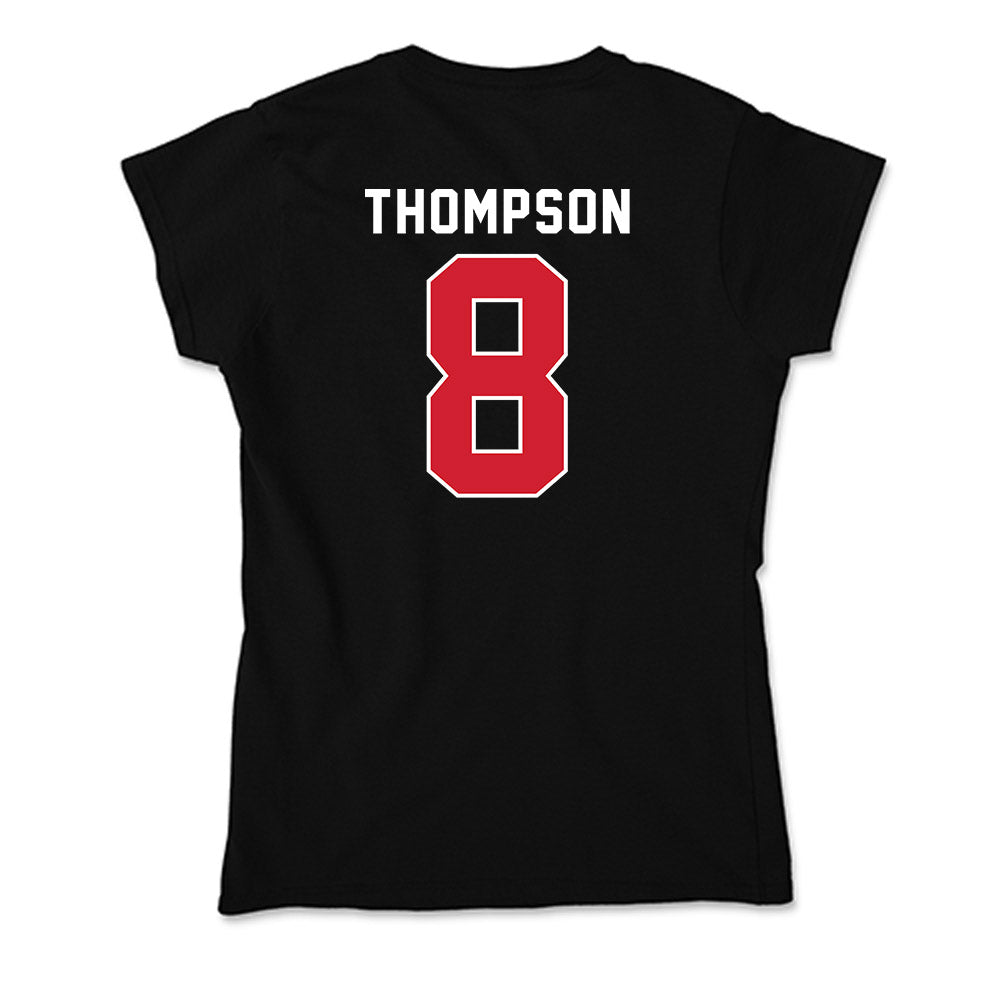 Fairfield - NCAA Men's Soccer : Drew Thompson - Soft Style Women’s T-Shirt-1