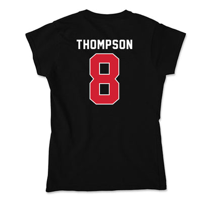 Fairfield - NCAA Men's Soccer : Drew Thompson - Soft Style Women’s T-Shirt-1
