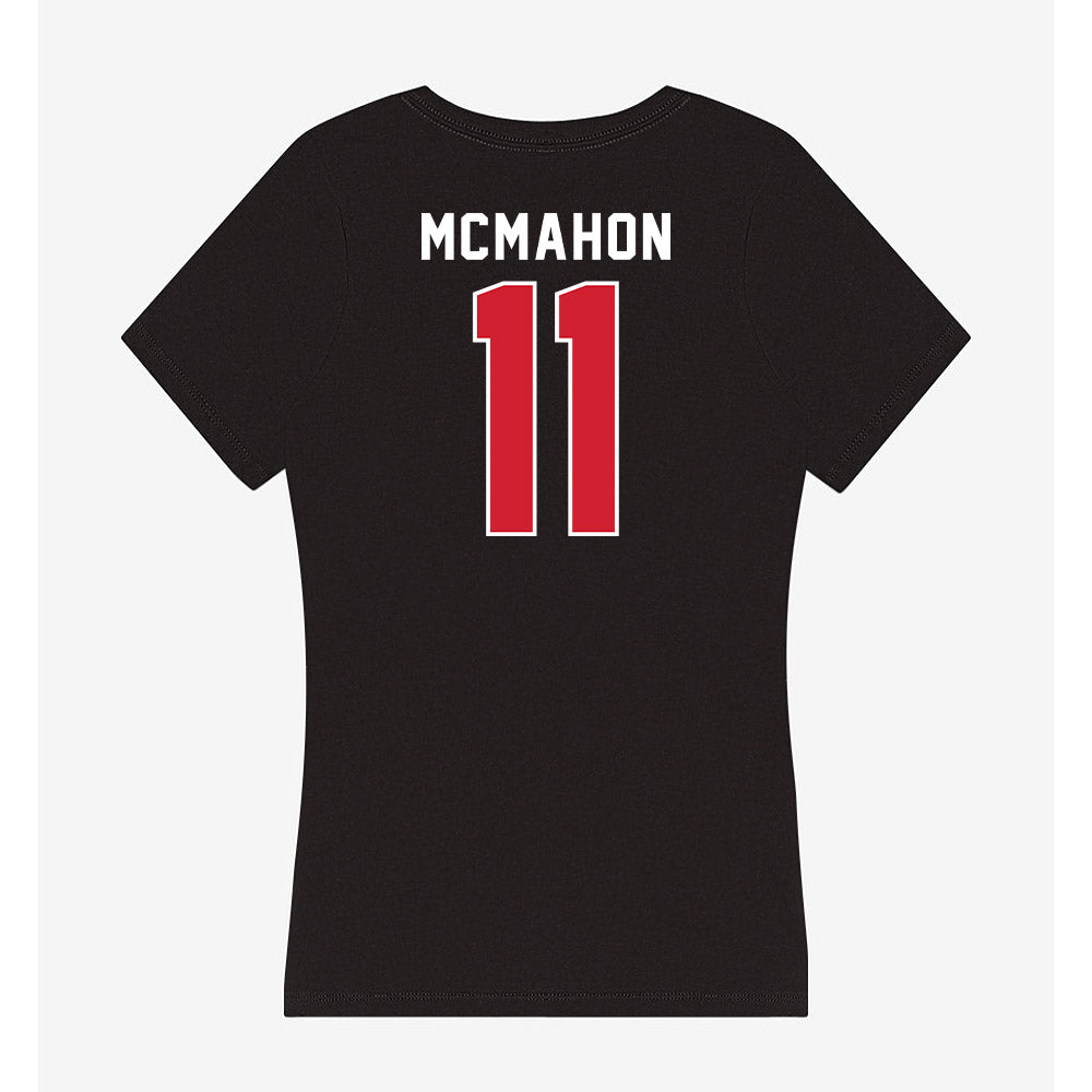 Fairfield - NCAA Women's Soccer : Ashley McMahon - Women's V-Neck T-Shirt-1