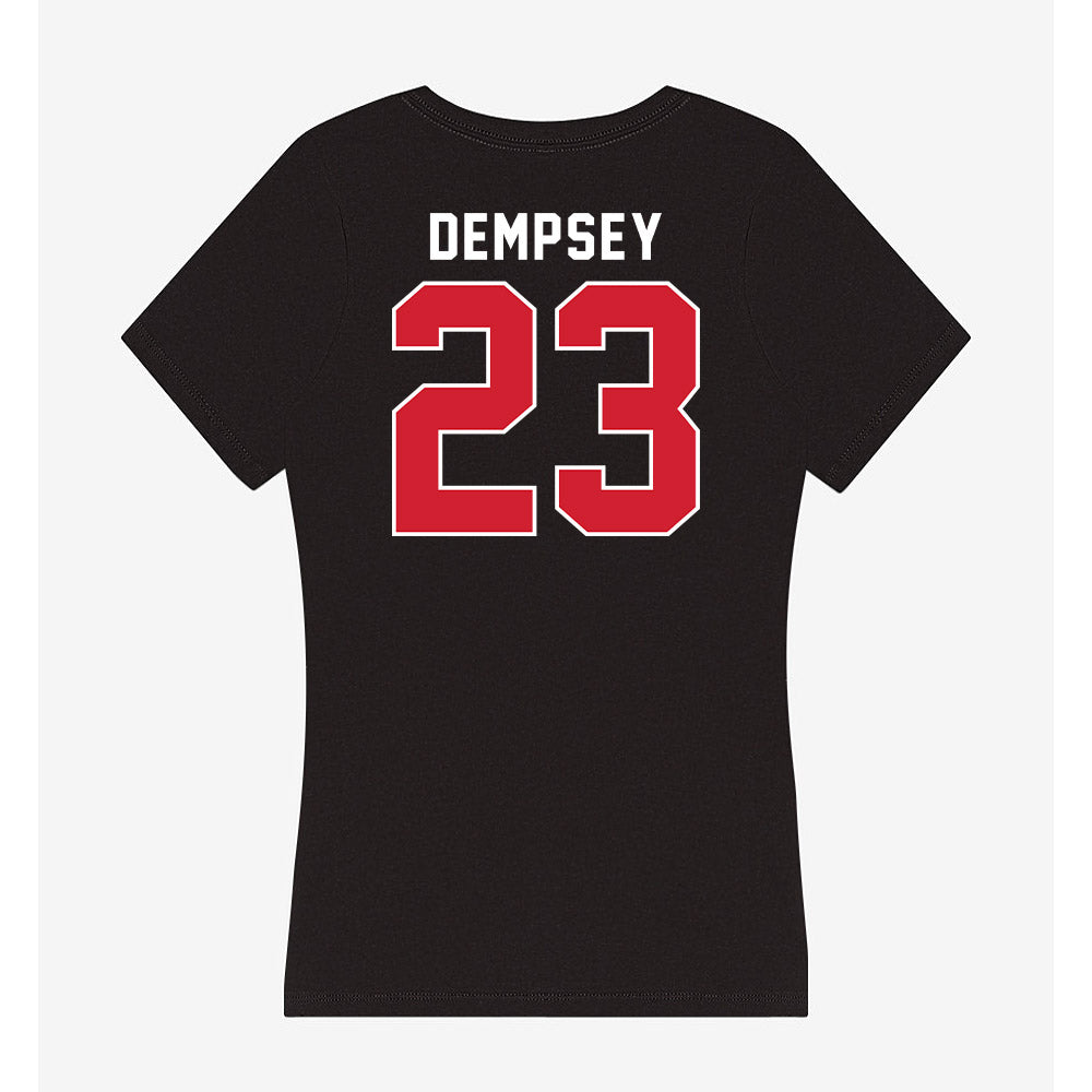 Fairfield - NCAA Women's Soccer : Bridget Dempsey - Women's V-Neck T-Shirt-1