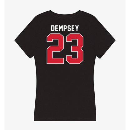 Fairfield - NCAA Women's Soccer : Bridget Dempsey - Women's V-Neck T-Shirt-1