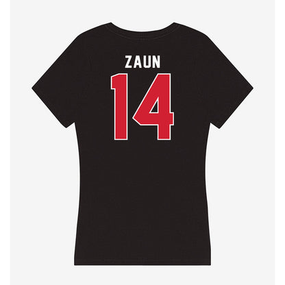 Fairfield - NCAA Women's Soccer : Payton Zaun - Women's V-Neck T-Shirt-1