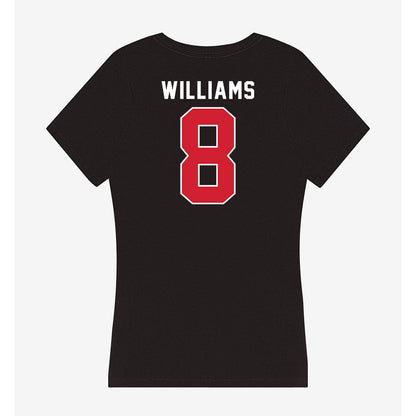 Fairfield - NCAA Men's Basketball : Tony Williams - Women's V-Neck T-Shirt-1
