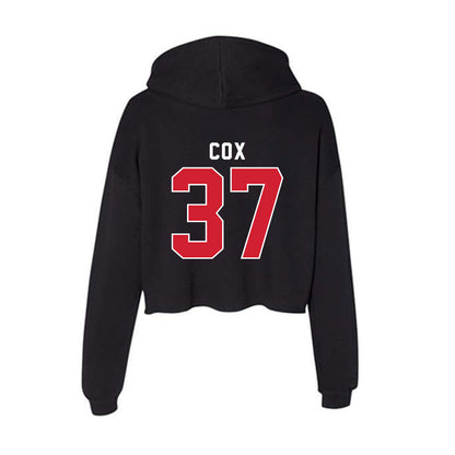 Fairfield - NCAA Men's Lacrosse : Jack Cox - Women's Crop Fleece Hoodie-1
