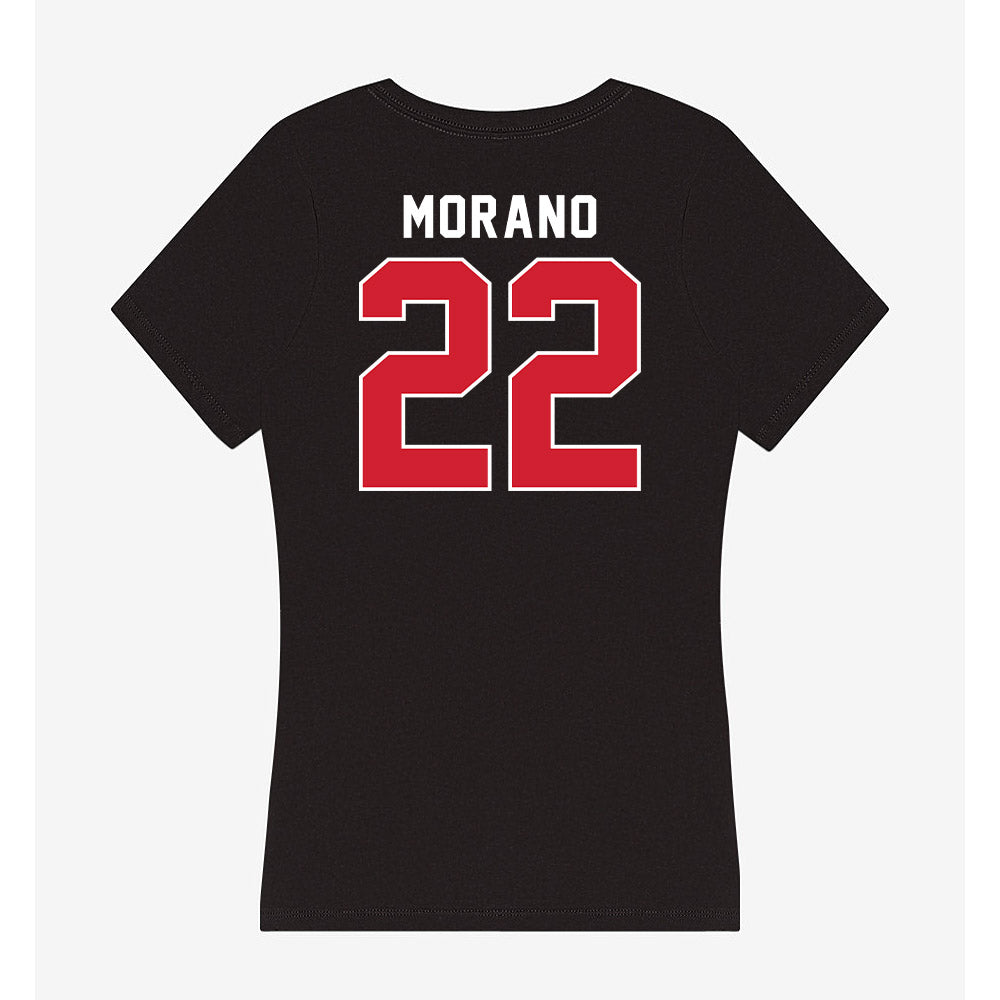 Fairfield - NCAA Softball : Kathryn Morano - Women's V-Neck T-Shirt-1