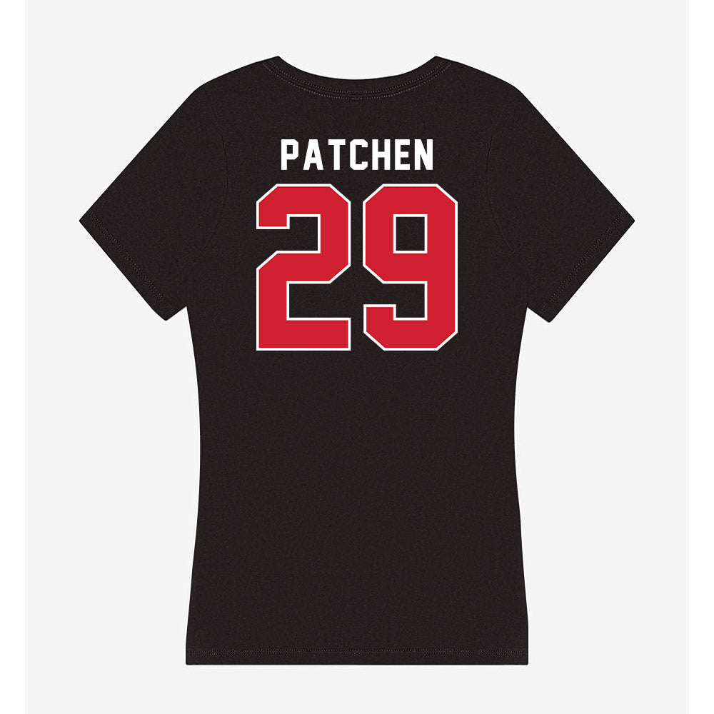 Fairfield - NCAA Men's Lacrosse : Luke Patchen - Women's V-Neck T-Shirt-1