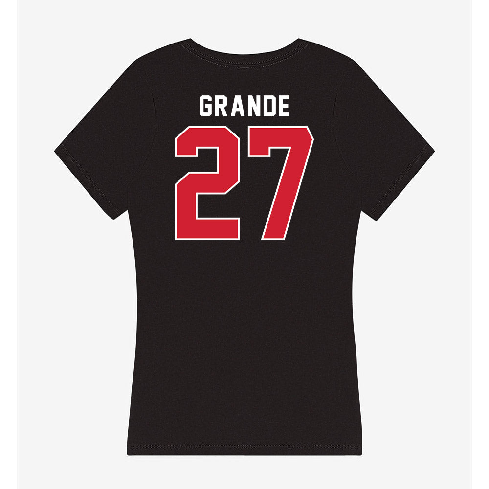 Fairfield - NCAA Baseball : Carter Grande - Women's V-Neck T-Shirt-1